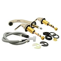 Thrifco 8 Inch Widespread 2-Handle Bathroom Faucet – Brushed Nickel