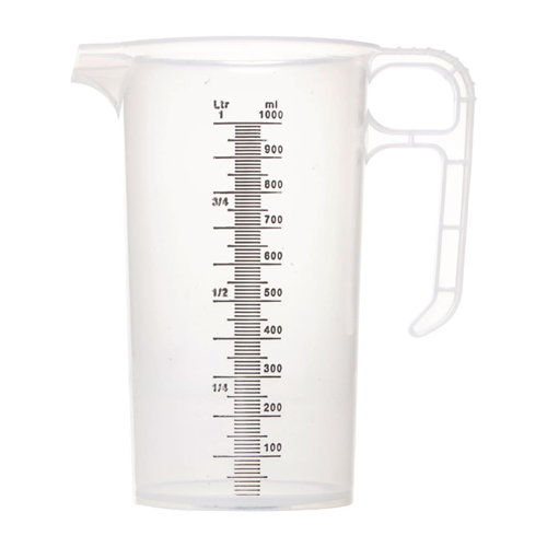 Pro-Measures Polypropylene Measuring Jug - 1Ltr
