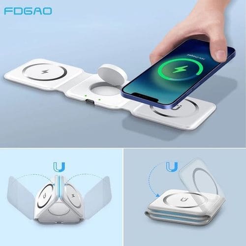 3 IN 1 Magnectic Foldable Charger.