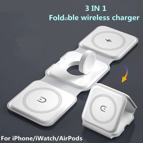3 IN 1 Magnectic Foldable Charger.