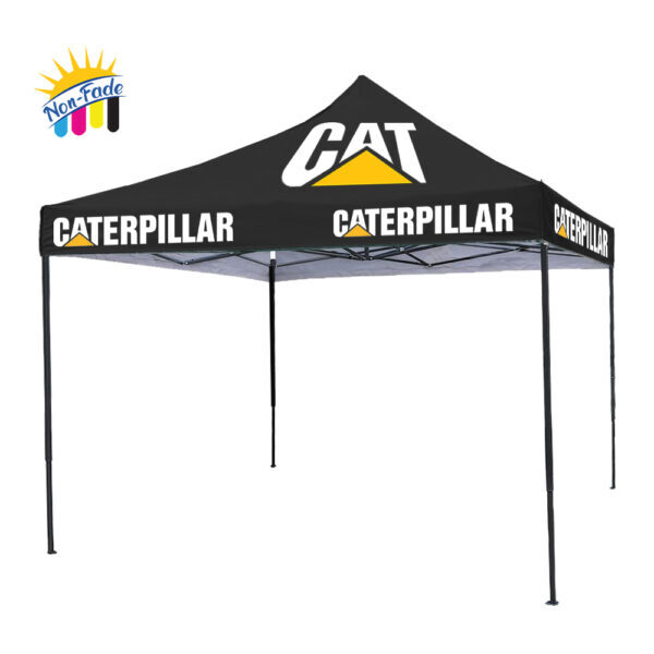 Gazebo 3 x 3m, UV Print, Econo, Hammered Steel