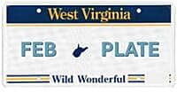 February WV Plates