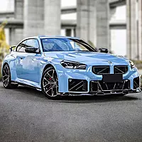 BMW G87 M2 SQ Style Dry Carbon Fiber Front Grille (2023+)