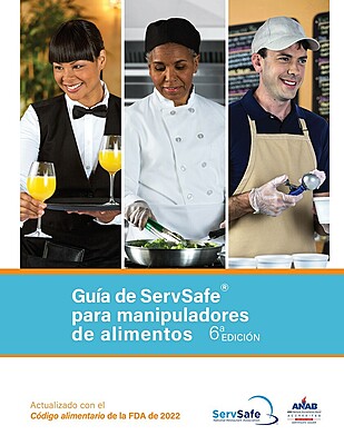 ServSafe Food Handler Guides 6th Edition Spanish, 10 Packs
