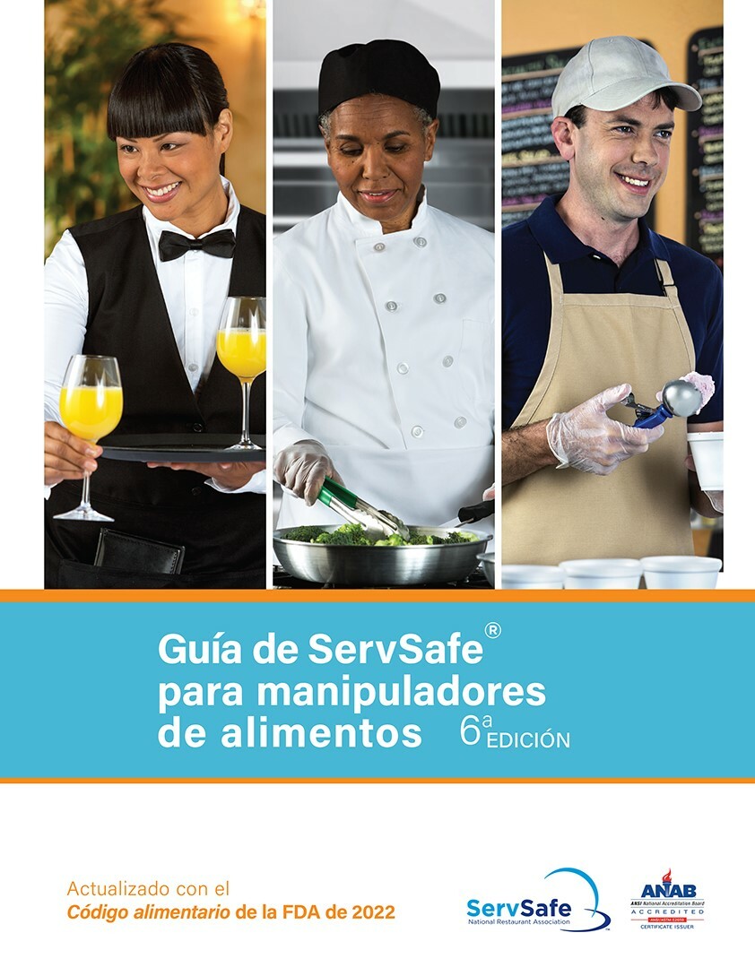 ServSafe Food Handler Guides 6th Edition Spanish, 10 Packs