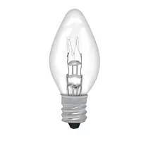 Caja con 50 focos incandescentes transparentes base E12 7.5W - 46823 - FI-50T - Caja con 1 Caja – Master 16