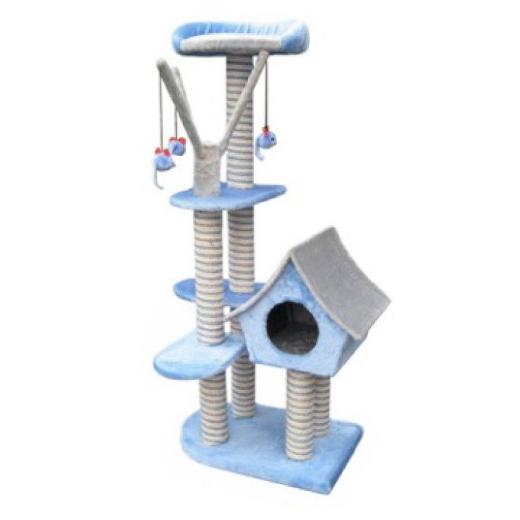 FAUNA SAGRADA CAT SCRATCHING POLE - BLUE FAUNA SAGRADA CAT SCRATCHING POLE - BLUE