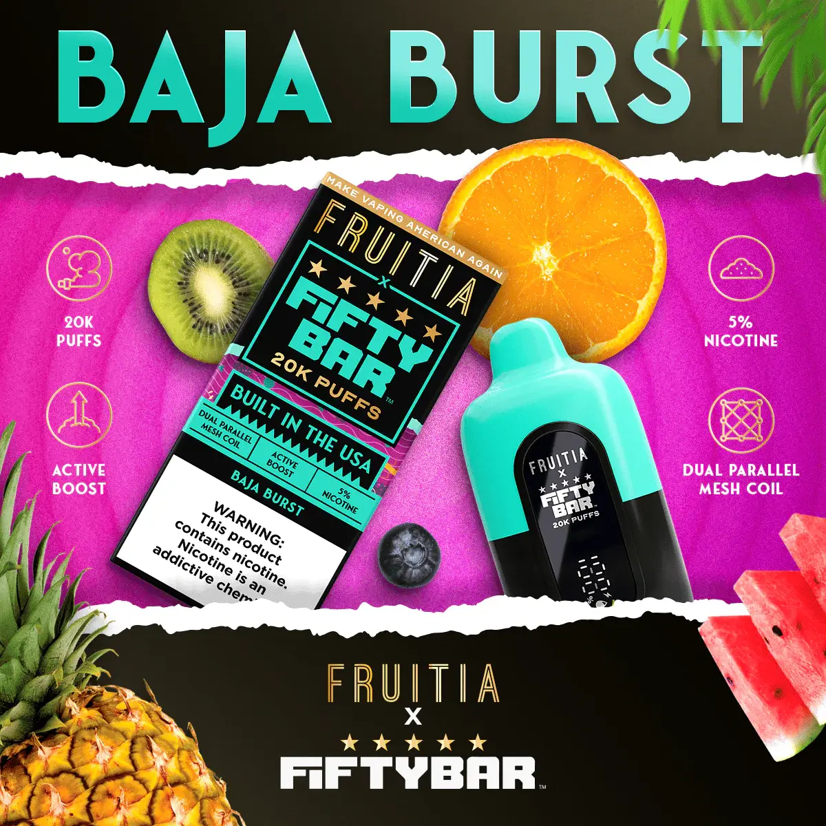 FIFTY BARS FRUITY