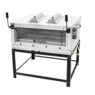 FIRIV90 Horno Roma acero 90 com infrarojo.