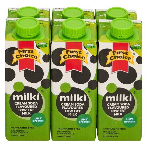 FIRST CHOICE CREAM SODA MILK 6X250ML
