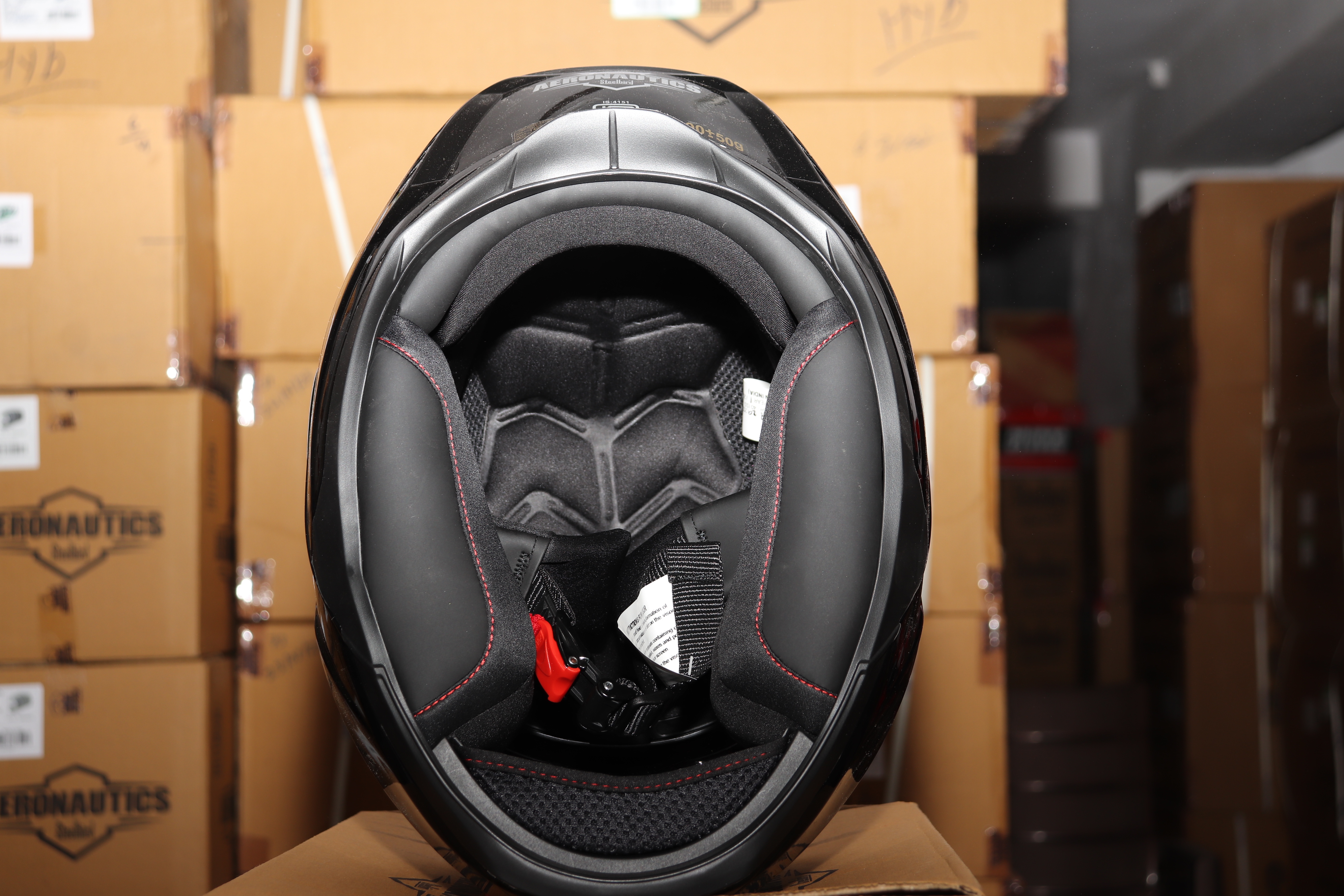 STEELBIRD SBH-40 ISS MATT AXIS GREY C/V 580 MM