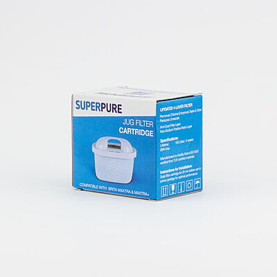 SUPERPURE 3.5L Water Filter Jug Replacement Filter Brita Maxtra and Maxtra+ Compatible SUPERPURE 3.5L Water Filter Jug Replacement Filter Brita Maxtra and Maxtra+ Compatible