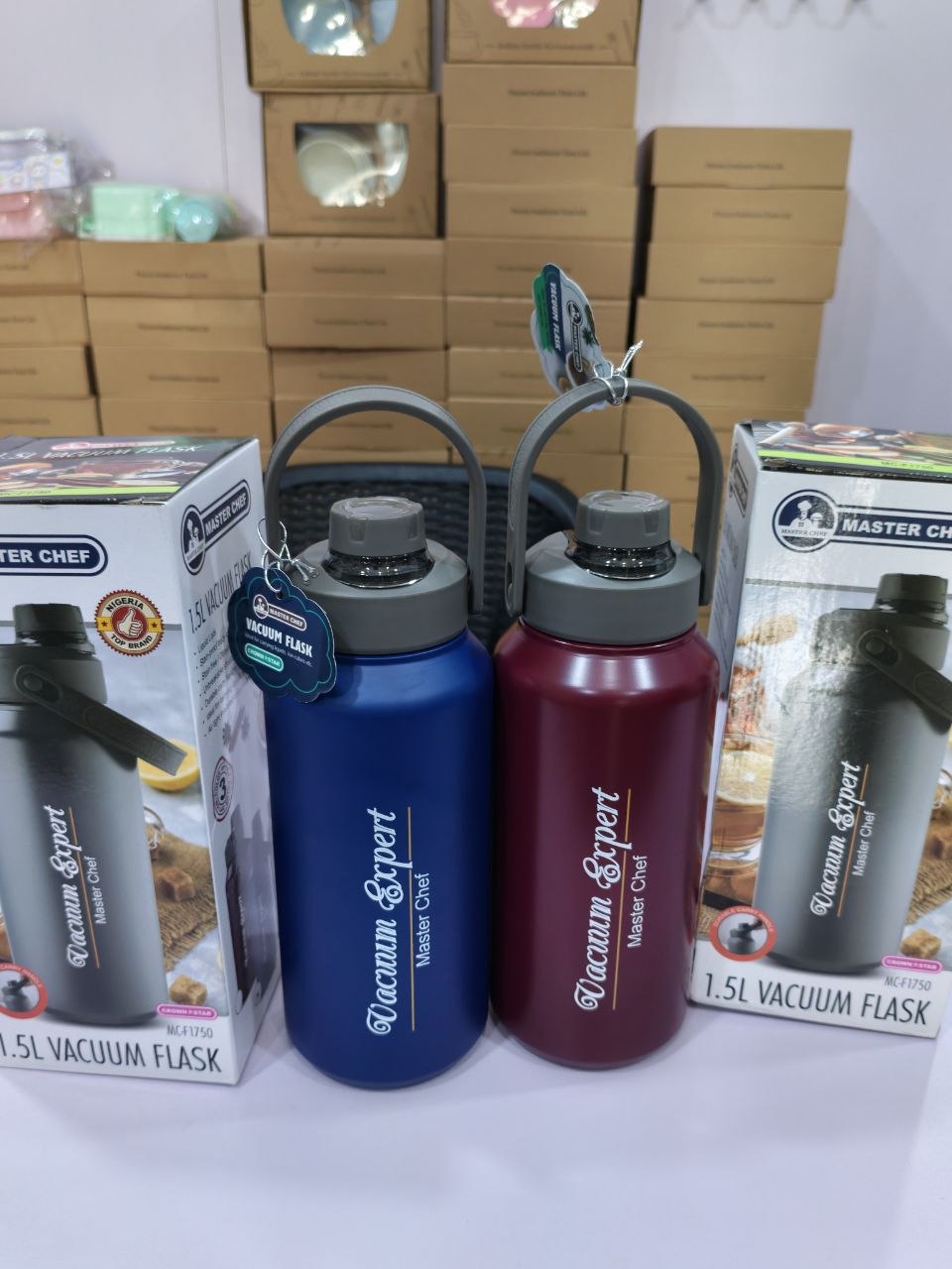 MC 1.5L VACUUM FLASK  FOR LIQUID PRESERVATION.