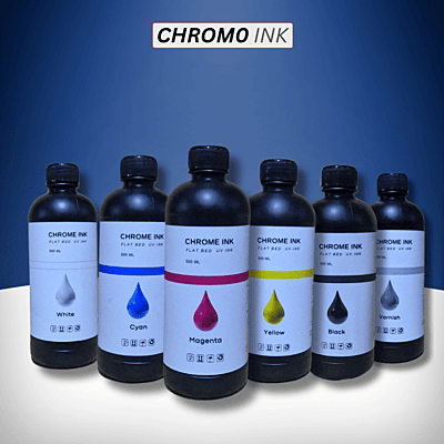 ChromoJet  UV Inks White I1600 500ML ChromoJet  UV Inks White I1600 500ML