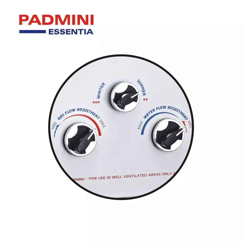 The Padmini "Flora" geyser, an ideal solution for low water pressure in Delhi NCR homes.