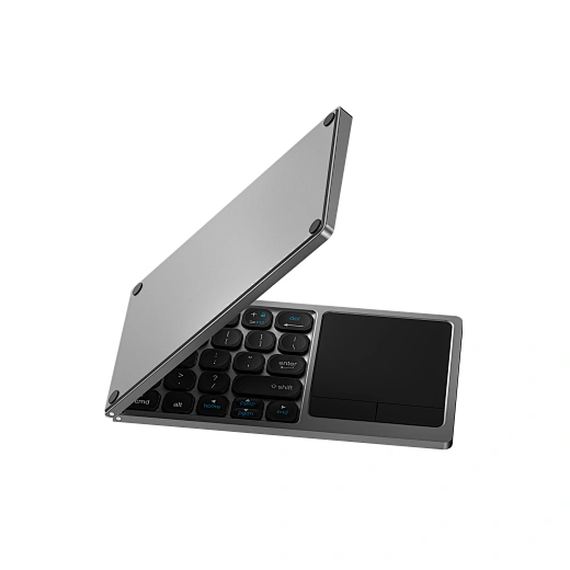 WiWU Wireless Laptop Keyboard 81 keys portable Foldable PC tablet-Grey