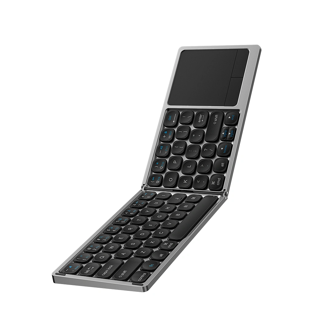 WiWU Wireless Laptop Keyboard 81 keys portable Foldable PC tablet-Grey