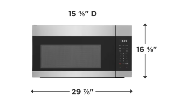Frigidaire FMOS1746BS 1.7 Cu. Ft. Over-The-Range Microwave Frigidaire FMOS1746BS 1.7 Cu. Ft. Over-The-Range Microwave