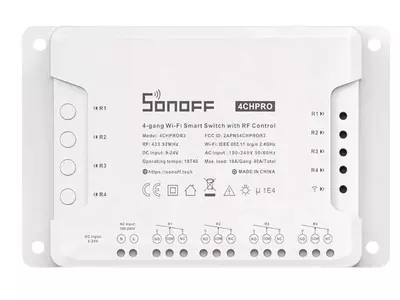 4CH Pro R3 4-Channel Wi-Fi Smart Switch with RF Control | Sonoff