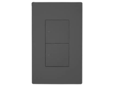 Gray Smart Wall Switch, 2-Gang, 120W (M5) | SONOFF