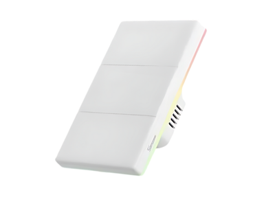 Smart WiFi Touch Wall Switch, 3-Gang, T5-3C-120 | Sonoff
