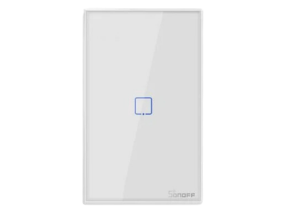 Wi-Fi Touch Wall Switch, 1-Gang, White, Alexa/Google | Sonoff