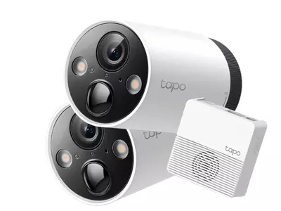 Battery Powered Outdoor WIFI Security Twin Camera 2K MODEL C420S2 | TAPO - TPLINK
