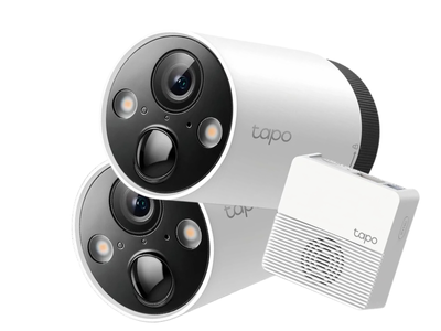 Battery Powered Outdoor WIFI Security Twin Camera 2K MODEL C420S2 | TAPO - TPLINK
