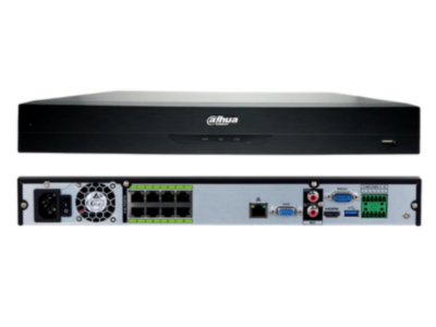 Dahua NVR5208-8P-EI 8-Channel NVR, 8 PoE, 2 HDDs, WizSense