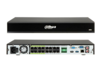 Dahua NVR5216-16P-EI 16-Channel NVR, 16 PoE, 2 HDDs, WizSense
