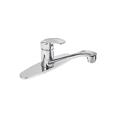 Monomando fregadero, ABS, cuello recto, BASIC - FP-076 / 49551