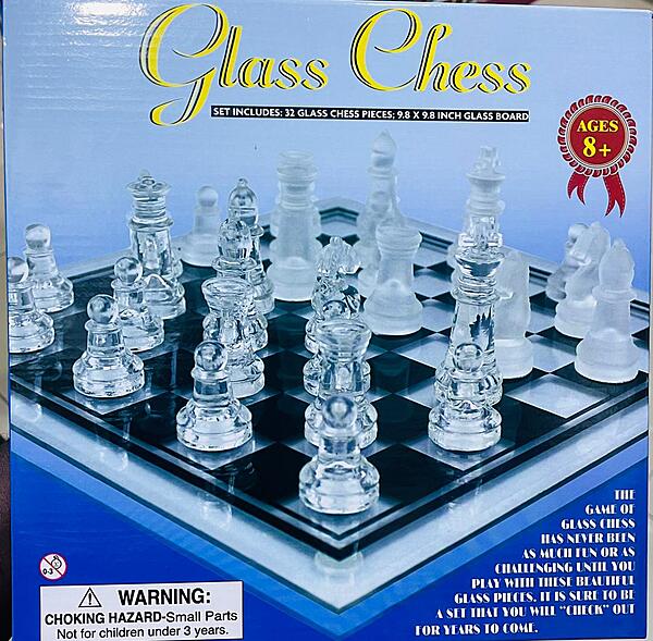 Glass Chess Set