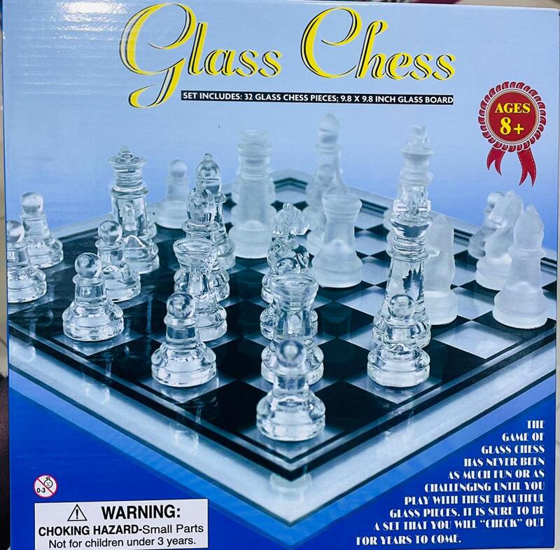 Glass Chess Set
