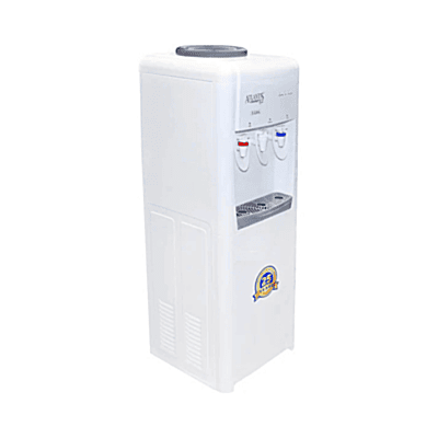 Atlantis Frosty Plus 3-tap energy-efficient water dispenser in a modern office setting. Atlantis Frosty Plus 3-tap energy-efficient water dispenser in a modern office setting.