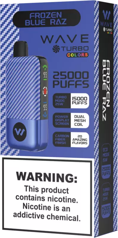 Wave Turbo Frozen Blue Razz 25k