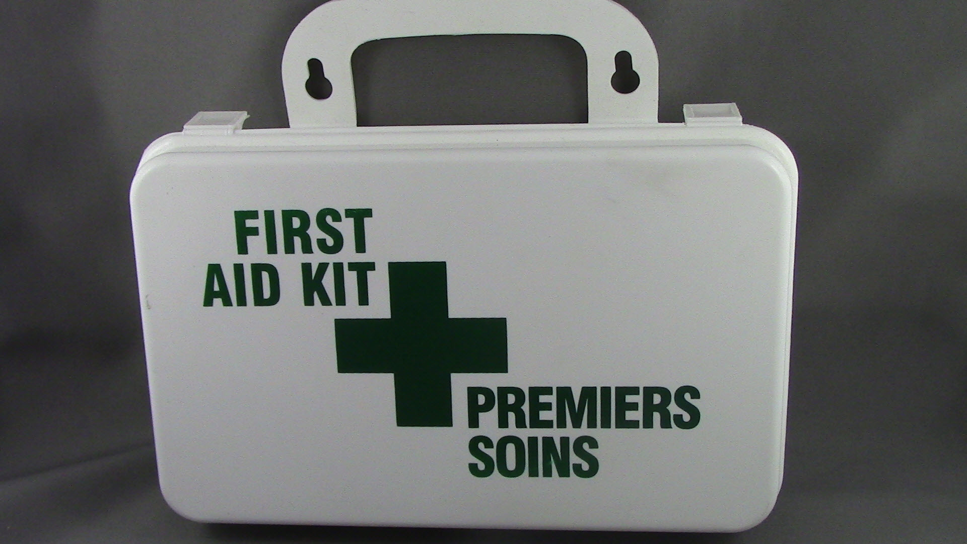 Boitier de trousse de premiers soins en plastique