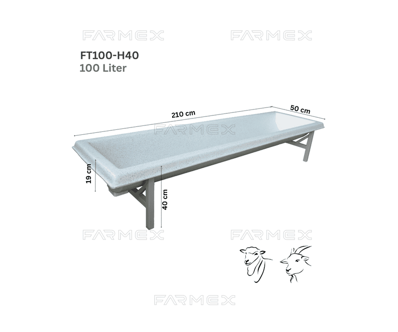 Farmex Trough 100 Liter for Sheep