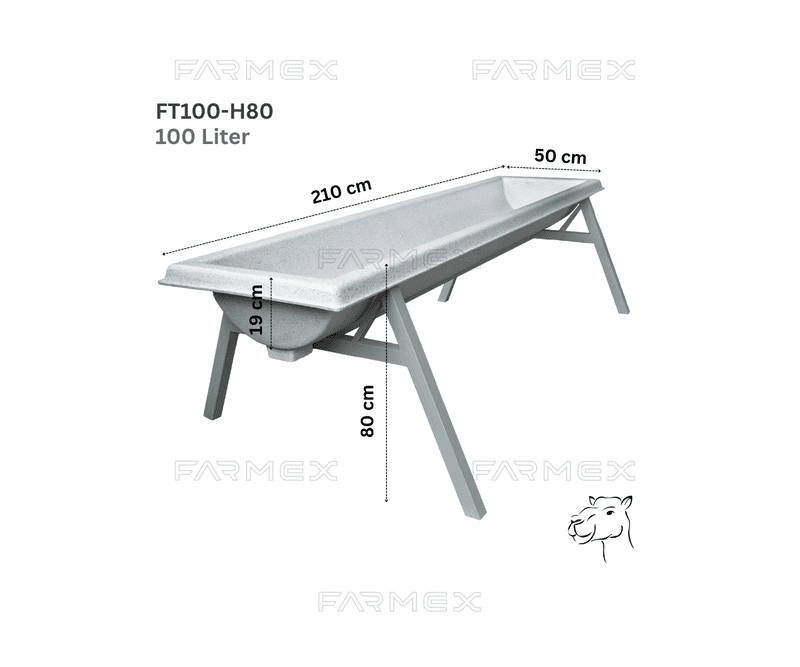 Farmex Trough 100 Liter for Camel
