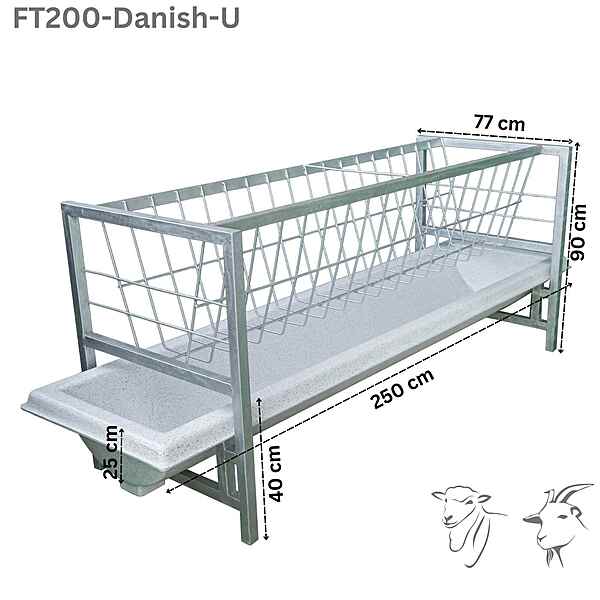 Farmex Trough 200 Liter - Danish U
