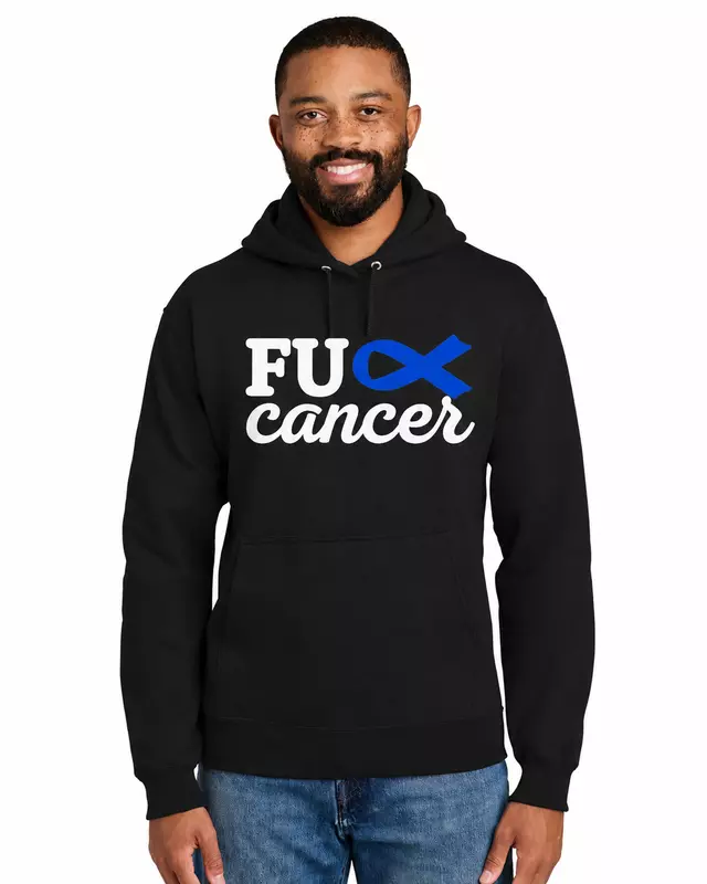 FU Cancer - Port & Co Essential Fleece Pullover Hooded Sweatshirt