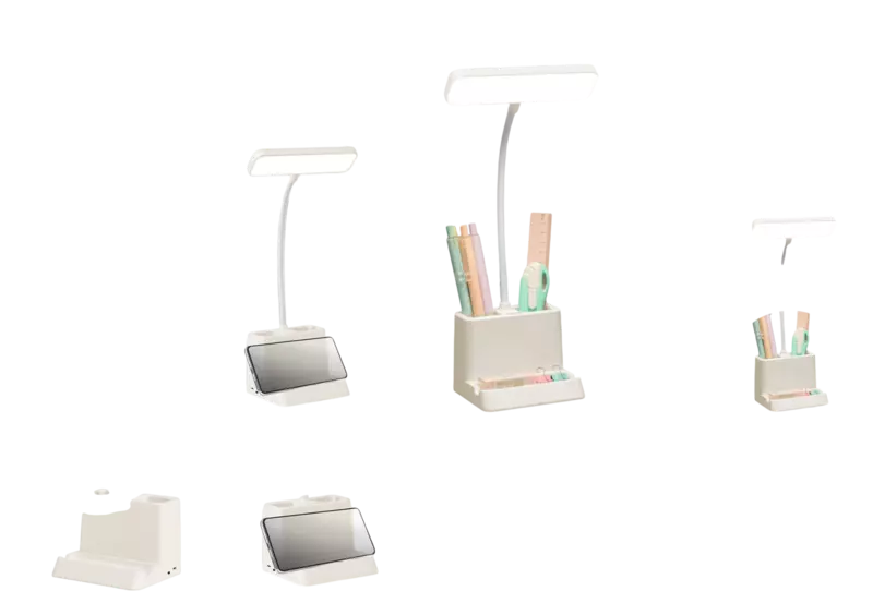 DESK LAMP PEN STAND MOBILE STAND Beam