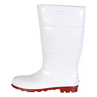 Pioneer White With Red Sole Gumboot