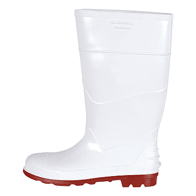Pioneer White With Red Sole Gumboot