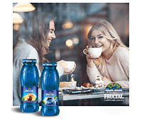 Fructal Blue Bottle 200ml Glass 12pack-Black Current