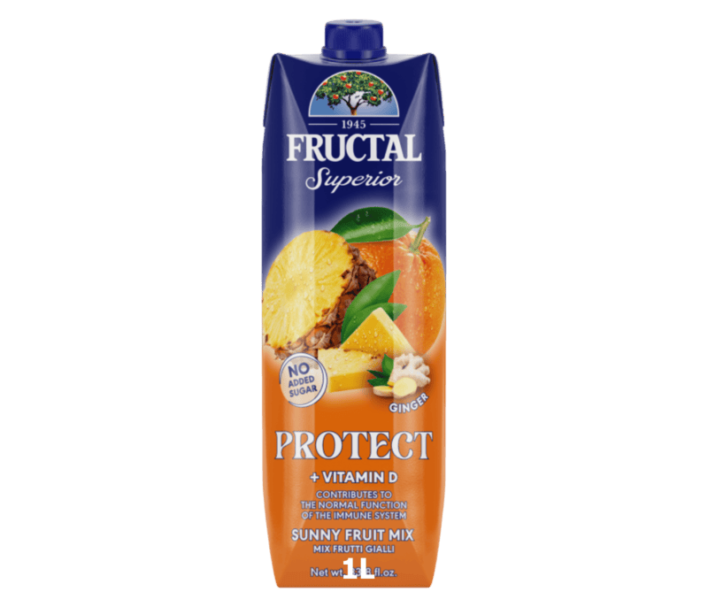 Fructal 1L Superior-No Sugar Added 12pack-Protect_Pineapple-Orange