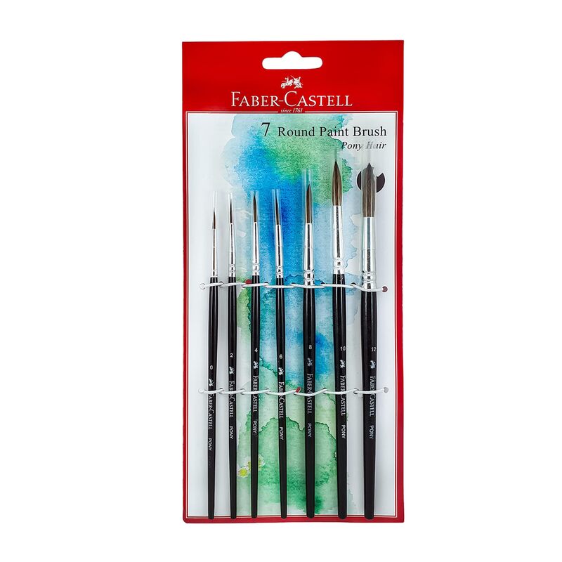 Faber Castell Brush Pony Hair Round set 7pieces