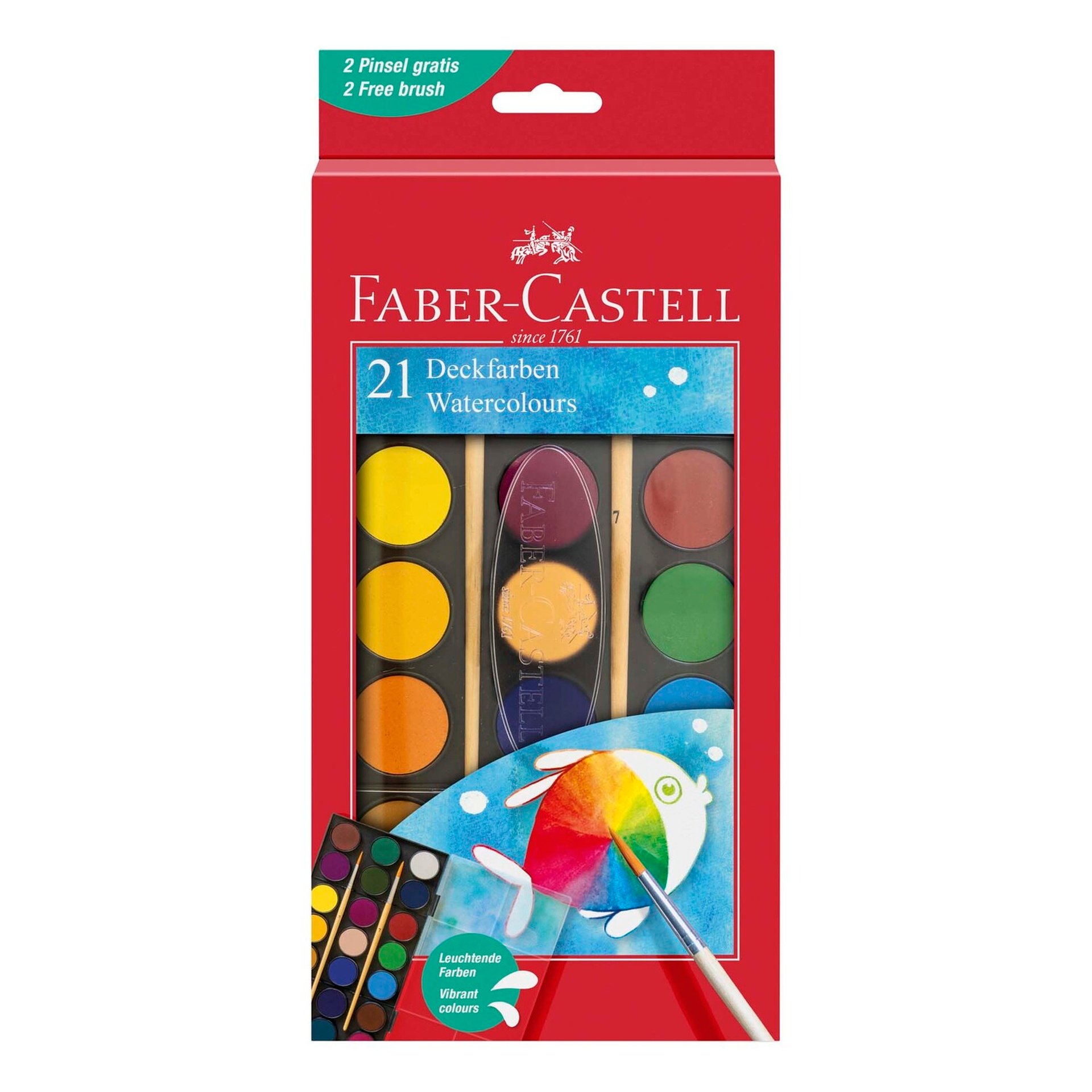 FABER CASTELL 21 DECKFARBEN WATER COLOR
