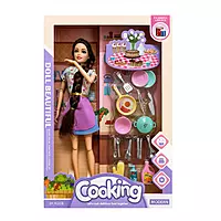 Fairies & Princess Cooking Doll Playset | Kitchen Set with Accessories | Kids Role Play Gift (Multicolor)