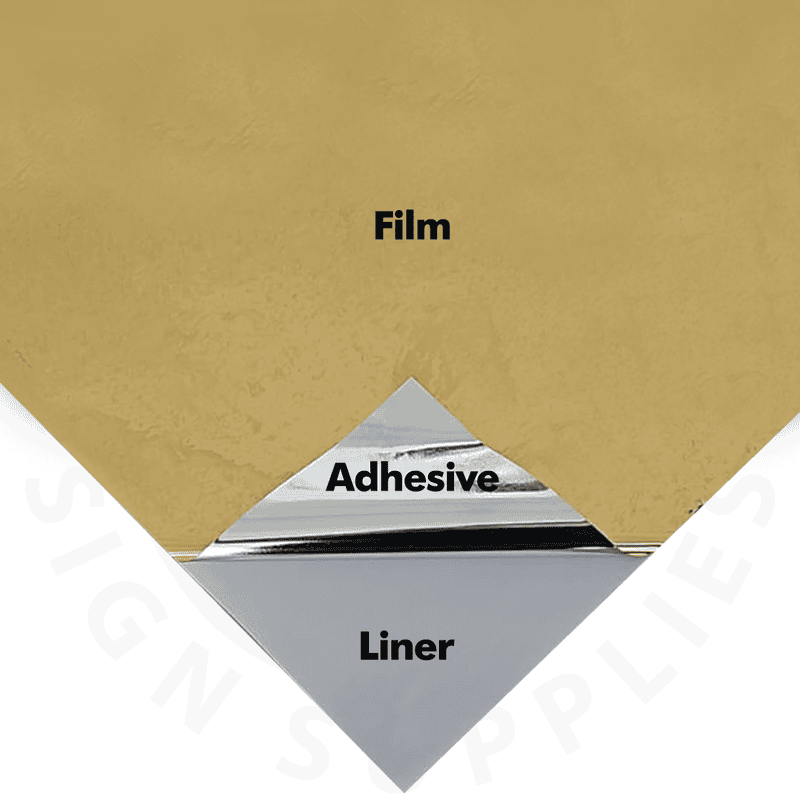 iohda Adhesive Film PET Falcon Gold Glossy | 48 in x 82 ft