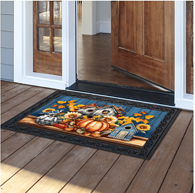 Fall Feathered Friends Doormat